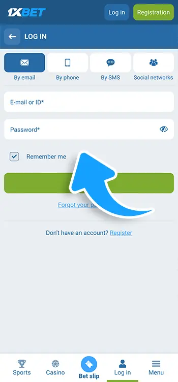 Step 3 - Enter your login details