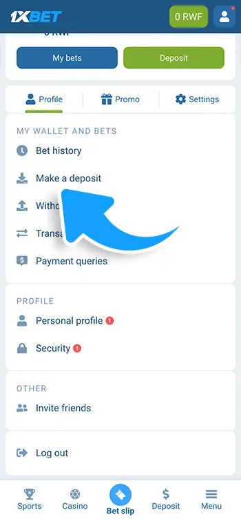 Step 3 - Make your initial deposit