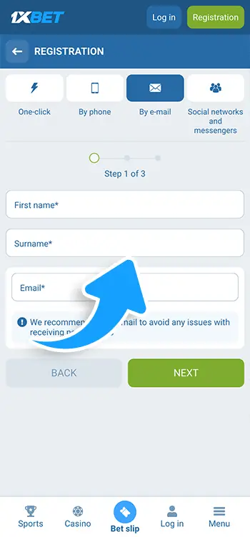 Step 4 - Enter your personal details