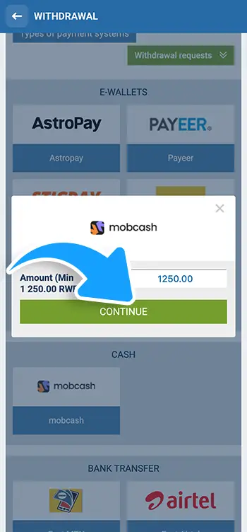 Step 6 - Confirm your withdrawal